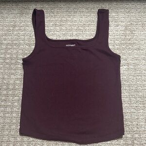 Old Navy Women's Dark Purple Tank Top